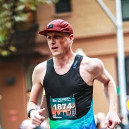 Ryan Pennington running a marathon